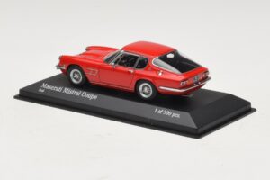 Maserati Mistral Raudonas Minichamps 1:43 437123424 Metalas - nuotrauka 3 iš 4