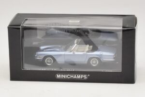 Maserati Mistral Spyder Light Blue Metallic Minichamps 1:43 437123432 Metalas - nuotrauka 4 iš 4