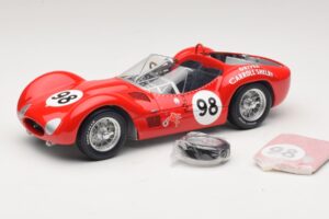 Maserati Tipo 61 #98 C. Shelby Times Mirror Grand Prix for Sportscars 1960 Minichamps 1:18 Maserati Tipo 61 #98 C. Shelby Times Mirror Grand Prix for Sportscars 1960 Minichamps 1:18 100601298 Metalas