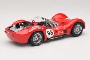 Maserati Tipo 61 #98 C. Shelby Times Mirror Grand Prix for Sportscars 1960 Minichamps 1:18 100601298 Metalas - nuotrauka 3 iš 8