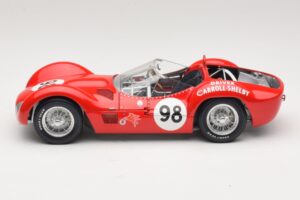 Maserati Tipo 61 #98 C. Shelby Times Mirror Grand Prix for Sportscars 1960 Minichamps 1:18 100601298 Metalas - nuotrauka 4 iš 8