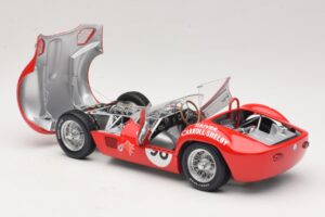 Maserati Tipo 61 #98 C. Shelby Times Mirror Grand Prix for Sportscars 1960 Minichamps 1:18 100601298 Metalas - nuotrauka 5 iš 8