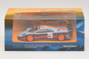 McLaren F1 GTR Gulf Team Davidoff #41 P-H. Raphanel / J-M. Gounon FIA GT Championship 1997 Minichamps 1:43 533174341 Metalas - nuotrauka 4 iš 4
