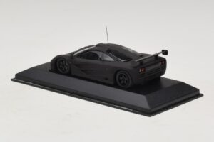 McLaren F1 GTR Prototype Juoda Matinė Su Juodais Ratlankiais Minichamps 1:43 MCLAREN009 Metalas - nuotrauka 2 iš 4