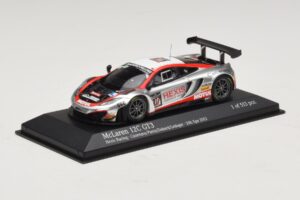 McLaren MP4-12C GT3 #107 Hexis Racing Cazenave / O. Panis 24 Hours of Spa 2013 Minichamps 1:43 437131397 Metalas - nuotrauka 2 iš 4