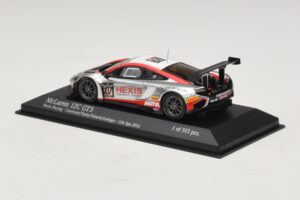 McLaren MP4-12C GT3 #107 Hexis Racing Cazenave / O. Panis 24 Hours of Spa 2013 Minichamps 1:43 437131397 Metalas - nuotrauka 3 iš 4