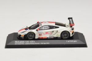 McLaren MP4-12C GT3 #11 Art Grand Prix Leclerc / Parisy 24 Hours of Spa 2013 Minichamps 1:43 437131311 Metalas