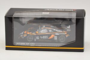 McLaren MP4-12C GT3 #16 Boutsen Racing Schmetz / Demirdjian 24 Hours of Spa 2014 Minichamps 1:43 437141316 Metalas - nuotrauka 4 iš 4