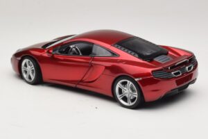 McLaren MP4-12C Raudona Metalik Minichamps 1:18 110133022 Metalas - nuotrauka 7 iš 8