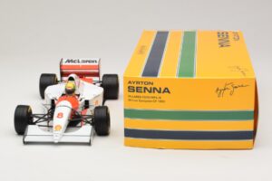 McLaren MP4/8 Ford #8 A. Senna Winner European GP 1993 Minichamps 1:18 540931818 Metalas - nuotrauka 3 iš 7