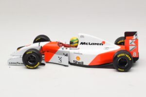 McLaren MP4/8 Ford #8 A. Senna Winner European GP 1993 Minichamps 1:18 540931818 Metalas - nuotrauka 4 iš 7