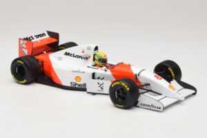 McLaren MP4/8 Ford #8 A. Senna Winner European GP 1993 Minichamps 1:18 540931818 Metalas - nuotrauka 7 iš 7