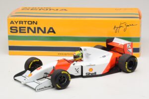 McLaren MP4/8 Ford #8 A. Senna Winner Japanese GP 1993 Minichamps 1:18 540931878 Metalas - nuotrauka 2 iš 7