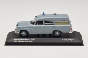 Mercedes 190 W110 Greitoji Pagalba DRK Minichamps 1:43 400037270 Metalas