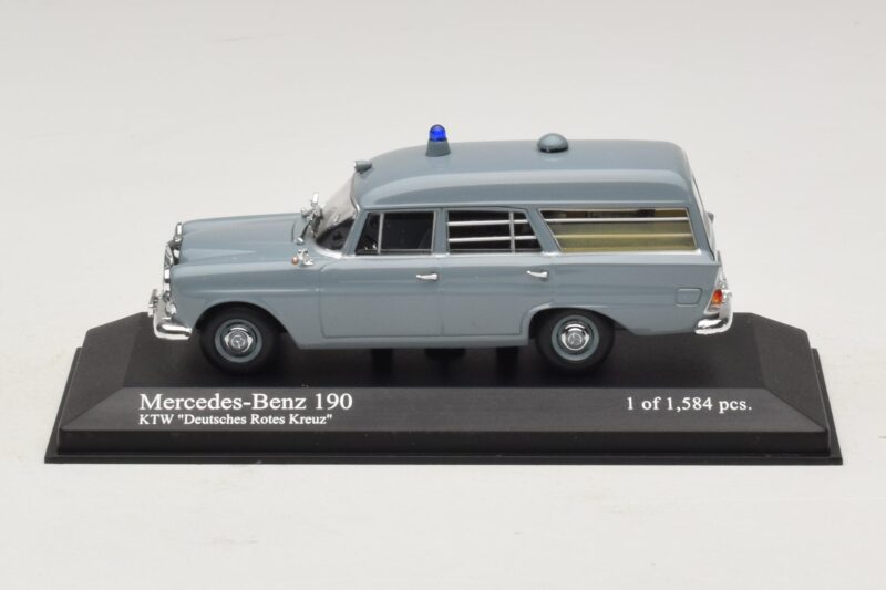 Mercedes 190 W110 Greitoji Pagalba DRK Minichamps 1:43 400037270 Metalas
