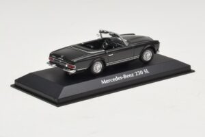Mercedes 230 SL W113 Pilkas Maxichamps 1:43 94003231 Metalas - nuotrauka 2 iš 4