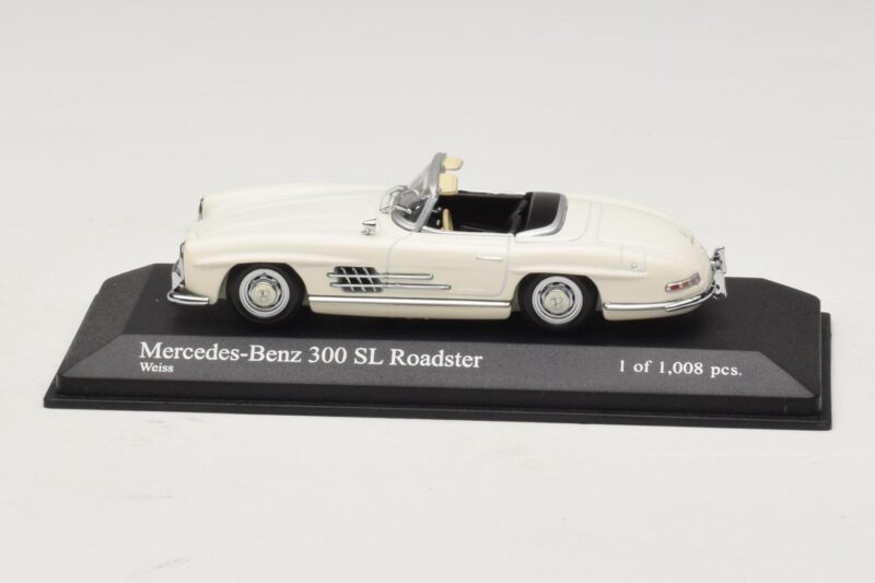 Mercedes 300 SL W198 Roadster Baltas Minichamps 1:43 Mercedes 300 SL W198 Roadster Baltas Minichamps 1:43 400039034 Metalas