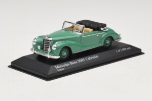 Mercedes 300S Kabrioletas Žalias Minichamps 1:43 430032335 Metalas - nuotrauka 2 iš 5