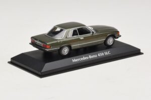 Mercedes 450 SLC C107 Tamsiai Žalias Metalikas Maxichamps 1:43 940033420 Metalas - nuotrauka 2 iš 4