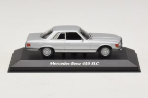 Mercedes 450 SLC C107 Sidabrinis Maxichamps 1:43 940033421 Metalas