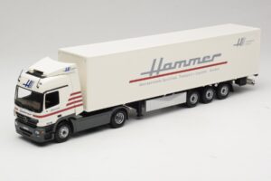 Mercedes Actros 1844LS Koffersattelzug Hammer Aachen Minichamps 1:43 499039105 Metalas