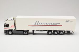 Mercedes Actros 1844LS Koffersattelzug Hammer Aachen Minichamps 1:43 499039105 Metalas - nuotrauka 3 iš 6