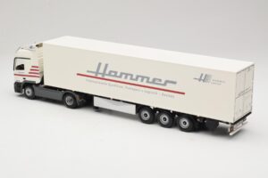 Mercedes Actros 1844LS Koffersattelzug Hammer Aachen Minichamps 1:43 499039105 Metalas - nuotrauka 5 iš 6
