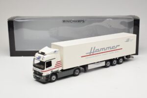 Mercedes Actros 1844LS Koffersattelzug Hammer Aachen Minichamps 1:43 499039105 Metalas - nuotrauka 6 iš 6