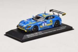 Mercedes AMG GT3 Black Falcon #9 Y. Buurman / M. Engel 24 Hours of Nurburgring 2016 Minichamps 1:43 437163009 Metalas - nuotrauka 2 iš 5