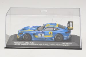 Mercedes AMG GT3 Black Falcon #9 Y. Buurman / M. Engel 24 Hours of Nurburgring 2016 Minichamps 1:43 437163009 Metalas - nuotrauka 4 iš 5