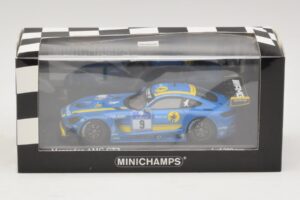 Mercedes AMG GT3 Black Falcon #9 Y. Buurman / M. Engel 24 Hours of Nurburgring 2016 Minichamps 1:43 437163009 Metalas - nuotrauka 5 iš 5