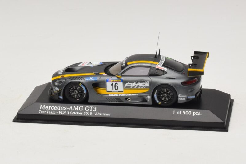 Mercedes AMG GT3 Test Team #16 VLN Winner 3 October 2015 Minichamps 1:43 Mercedes AMG GT3 Test Team #16 VLN Winner 3 October 2015 Minichamps 1:43 437163016 Metalas