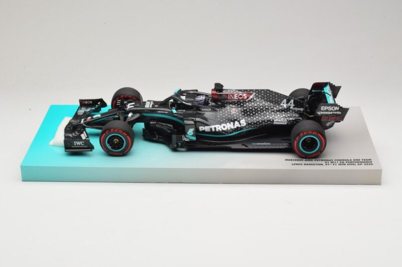 Mercedes AMG Petronas W11 EQ Performance #44 L. Hamilton 91st F1 Win Eifel GP 2020 Minichamps 1:18 113201144 Metalas
