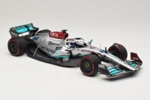 Mercedes AMG Petronas W13 E Performance #63 G. Russell Spanish GP 2022 Minichamps 1:18 110220063 Metalas - nuotrauka 4 iš 7