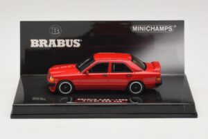 Mercedes Brabus 3.6S 190E W201 Raudonas Minichamps 1:43 437032600 Metalas