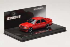 Mercedes Brabus 3.6S 190E W201 Raudonas Minichamps 1:43 437032600 Metalas - nuotrauka 2 iš 5