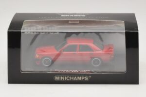 Mercedes Brabus 3.6S 190E W201 Raudonas Minichamps 1:43 437032600 Metalas - nuotrauka 5 iš 5
