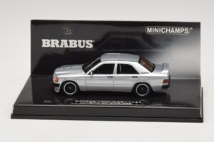 Mercedes Brabus 3.6S 190E W201 Sidabrinis Minichamps 1:43 437032604 Metalas