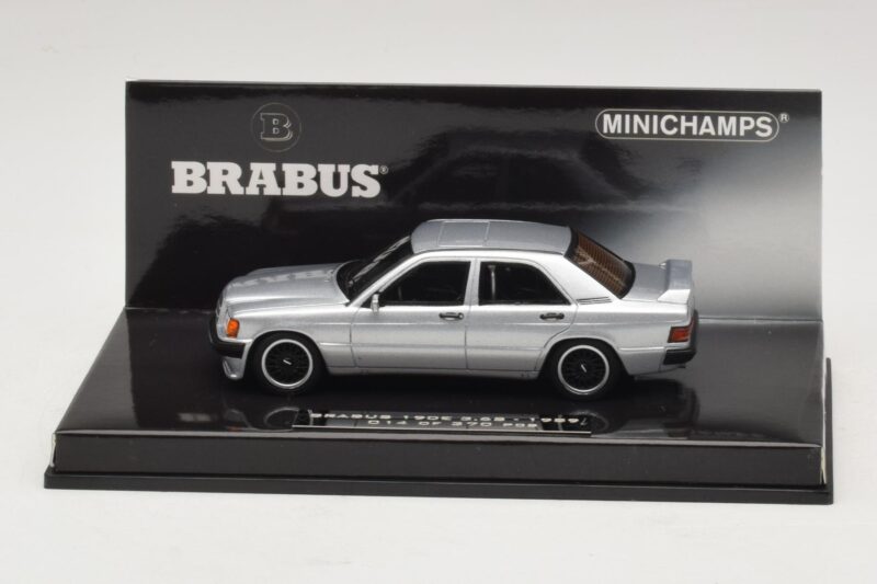 Mercedes Brabus 3.6S 190E W201 Sidabrinis Minichamps 1:43 437032604 Metalas