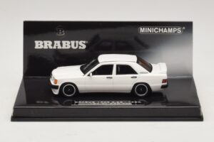 Mercedes Brabus 3.6S 190E W201 Baltas Minichamps 1:43 437032602 Metalas