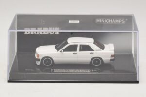 Mercedes Brabus 3.6S 190E W201 Baltas Minichamps 1:43 437032602 Metalas - nuotrauka 4 iš 5