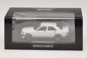 Mercedes Brabus 3.6S 190E W201 Baltas Minichamps 1:43 437032602 Metalas - nuotrauka 5 iš 5