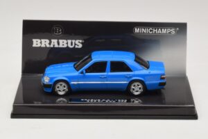 Mercedes Brabus 6.5 500E W124 Mėlynas Minichamps 1:43 437032502 Metalas