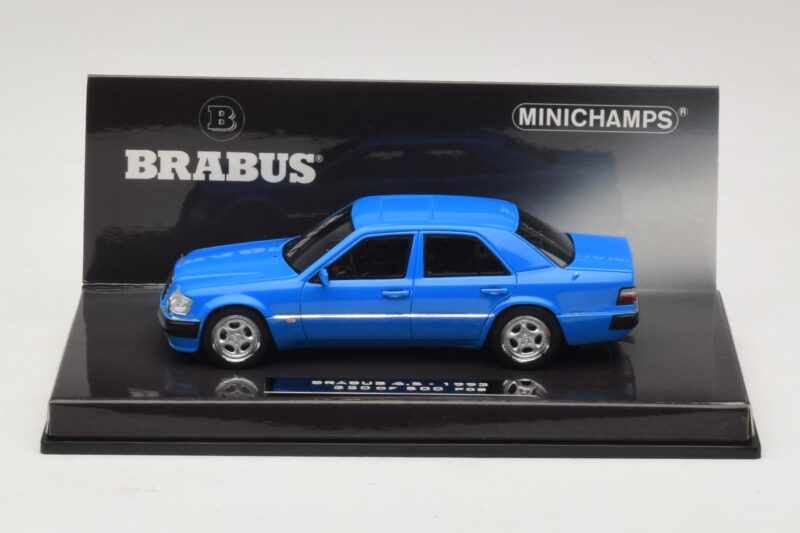 Mercedes Brabus 6.5 500E W124 Mėlynas Minichamps 1:43 437032502 Metalas
