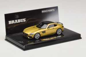 Mercedes Brabus 600 GT S C190 Auksinis Minichamps 1:43 437032522 Metalas - nuotrauka 2 iš 5