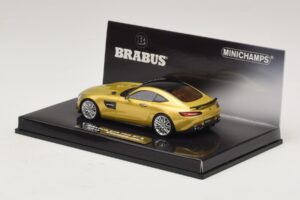 Mercedes Brabus 600 GT S C190 Auksinis Minichamps 1:43 437032522 Metalas - nuotrauka 3 iš 5