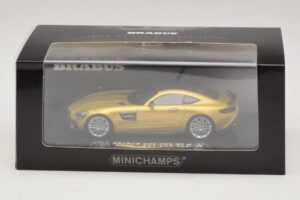 Mercedes Brabus 600 GT S C190 Auksinis Minichamps 1:43 437032522 Metalas - nuotrauka 5 iš 5