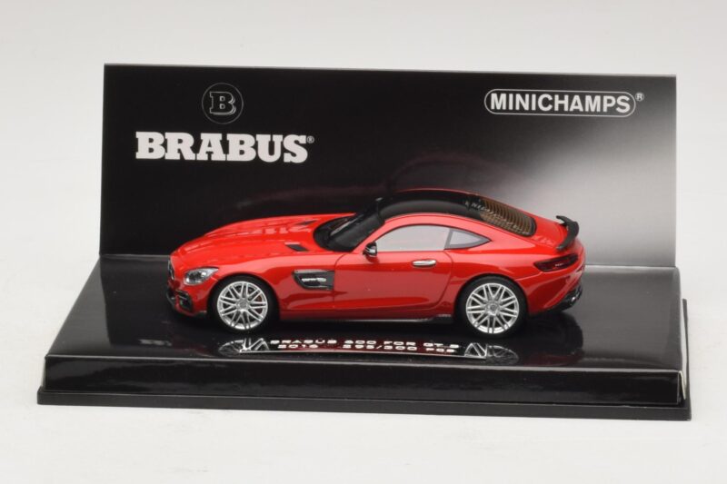 Mercedes Brabus 600 GT S C190 Raudonas Minichamps 1:43 Mercedes Brabus 600 GT S C190 Raudonas Minichamps 1:43 437032521 Metalas