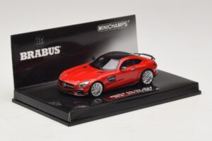 Mercedes Brabus 600 GT S C190 Raudonas Minichamps 1:43 437032521 Metalas - nuotrauka 2 iš 5