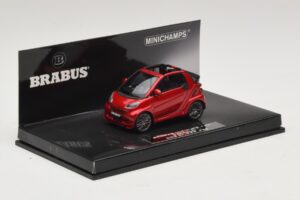 Mercedes Brabus Ultimate 120 Kabrioletas Raudonas Minichamps 1:43 437032730 Metalas - nuotrauka 2 iš 5